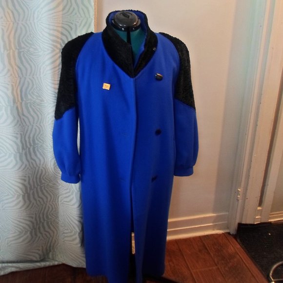 Vintage 100% Wool Coat from Luba Paris - Picture 1 of 3